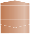Copper Pocket Invitation Style A4 (4 x 9)