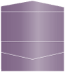 Purple Pocket Invitation Style A4 (4 x 9)10/Pk
