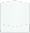 Metallic Aquamarine Pocket Invitation Style A4 (4 x 9)