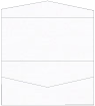 Linen Solar White Pocket Invitation Style A4 (4 x 9)10/Pk