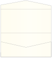 Natural White Pearl Pocket Invitation Style A4 (4 x 9)