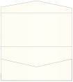 Natural White Pearl Pocket Invitation Style A4 (4 x 9) 10/Pk