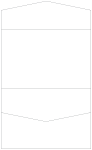 Crest Solar White Pocket Invitation Style A5 (5 3/4 x 8 3/4)10/Pk