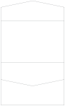 Crest Solar White Pocket Invitation Style A5 (5 3/4 x 8 3/4) 10/Pk