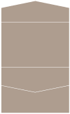 Pyro Brown Pocket Invitation Style A5 (5 3/4 x 8 3/4)
