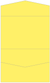 Factory Yellow Pocket Invitation Style A5 (5 3/4 x 8 3/4) 10/Pk