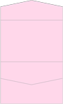 Pink Feather Pocket Invitation Style A5 (5 3/4 x 8 3/4)10/Pk