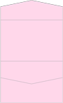 Pink Feather Pocket Invitation Style A5 (5 3/4 x 8 3/4) 10/Pk