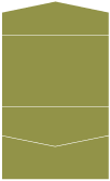 Olive Pocket Invitation Style A5 (5 3/4 x 8 3/4) 10/Pk