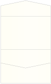 White Gold Pocket Invitation Style A5 (5 3/4 x 8 3/4)