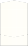 Pearlized White Pocket Invitation Style A5 (5 3/4 x 8 3/4)10/Pk