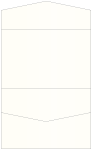 Pearlized White Pocket Invitation Style A5 (5 3/4 x 8 3/4) 10/Pk