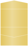 Gold Pocket Invitation Style A5 (5 3/4 x 8 3/4) 10/Pk