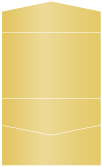Gold Pocket Invitation Style A5 (5 3/4 x 8 3/4) 10/Pk