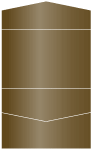 Bronze Pocket Invitation Style A5 (5 3/4 x 8 3/4)10/Pk