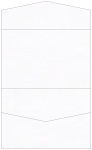 Linen Solar White Pocket Invitation Style A5 (5 3/4 x 8 3/4)10/Pk