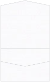 Linen Solar White Pocket Invitation Style A5 (5 3/4 x 8 3/4) 10/Pk