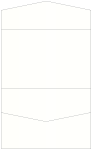 White Pearl Pocket Invitation Style A5 (5 3/4 x 8 3/4) 10/Pk