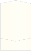 Natural White Pearl Linen Pocket Invitation Style A5 (5 3/4 x 8 3/4) 10/Pk