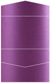 Purple Silk Pocket Invitation Style A5 (5 3/4 x 8 3/4)
