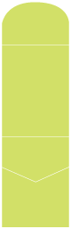 Citrus Green Pocket Invitation Style A6 (5 1/4 x 7 1/4)