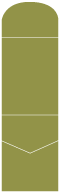 Olive Pocket Invitation Style A6 (5 1/4 x 7 1/4) 10/Pk