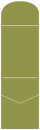 Olive Pocket Invitation Style A6 (5 1/4 x 7 1/4)
