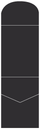 Black Pocket Invitation Style A6 (5 1/4 x 7 1/4) 10/Pk