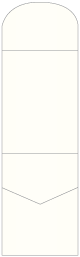 Pearlized Latte Pocket Invitation Style A6 (5 1/4 x 7 1/4)