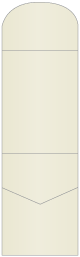 Champagne Pocket Invitation Style A6 (5 1/4 x 7 1/4) 10/Pk