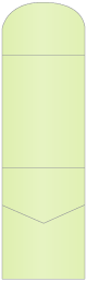 Sour Apple Pocket Invitation Style A6 (5 1/4 x 7 1/4) 10/Pk