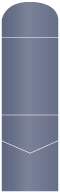 Blue Satin Pocket Invitation Style A6 (5 1/4 x 7 1/4) 10/Pk