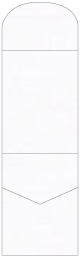 Linen Solar White Pocket Invitation Style A6 (5 1/4 x 7 1/4)