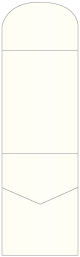 Natural White Pearl Pocket Invitation Style A6 (5 1/4 x 7 1/4) 10/Pk