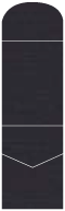 Linen Black Pocket Invitation Style A6 (5 1/4 x 7 1/4) 10/Pk