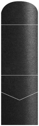 Black Silk Pocket Invitation Style A6 (5 1/4 x 7 1/4)