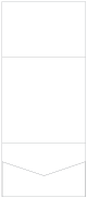 Crest Solar White Pocket Invitation Style A7 (7 1/4 x 7 1/4)10/Pk