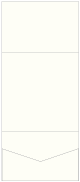 Textured Bianco Pocket Invitation Style A7 (7 1/4 x 7 1/4) 10/Pk