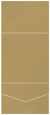 Natural Kraft Pocket Invitation Style A7 (7 1/4 x 7 1/4) 10/Pk