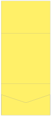 Factory Yellow Pocket Invitation Style A7 (7 1/4 x 7 1/4) 10/Pk