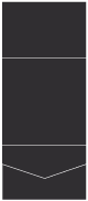 Black Pocket Invitation Style A7 (7 1/4 x 7 1/4) 10/Pk