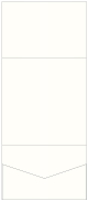 Pearlized White Pocket Invitation Style A7 (7 1/4 x 7 1/4) 10/Pk