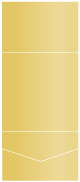 Gold Pocket Invitation Style A7 (7 1/4 x 7 1/4) 10/Pk