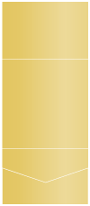 Gold Pocket Invitation Style A7 (7 1/4 x 7 1/4)