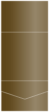 Bronze Pocket Invitation Style A7 (7 1/4 x 7 1/4)