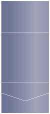 Blue Print Pocket Invitation Style A7 (7 1/4 x 7 1/4)