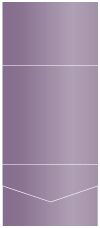 Metallic Purple Pocket Invitation Style A7 (7 1/4 x 7 1/4) 10/Pk
