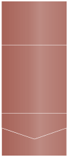 Red Satin Pocket Invitation Style A7 (7 1/4 x 7 1/4)