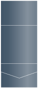 Iris Blue Pocket Invitation Style A7 (7 1/4 x 7 1/4)10/Pk