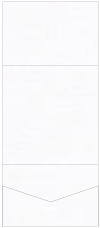 Linen Solar White Pocket Invitation Style A7 (7 1/4 x 7 1/4)